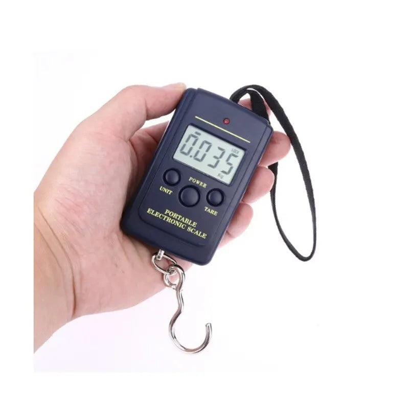 40kg Digital Electronic Hanging Scale – Portable Fishing, Luggage & Kitchen Weighing Tool