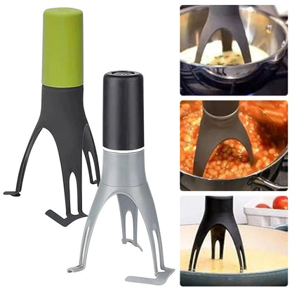 Triangle Pan Stirrer Automatic Egg Beater Multifunction Baking Flour Mixer Dishwasher Safe Battery Operated Kitchen Tools
