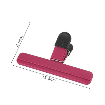 Portable Bag Clips Kitchen Storage Food Snack Seal Sealing Bag Clips Sealer Clamp Plastic Tool Kitchen Organization Accessories