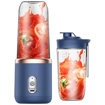A set of dual cup juicers, multifunctional, suitable for fruits and vegetables, 6-leaf juice cup multifunctional juicer