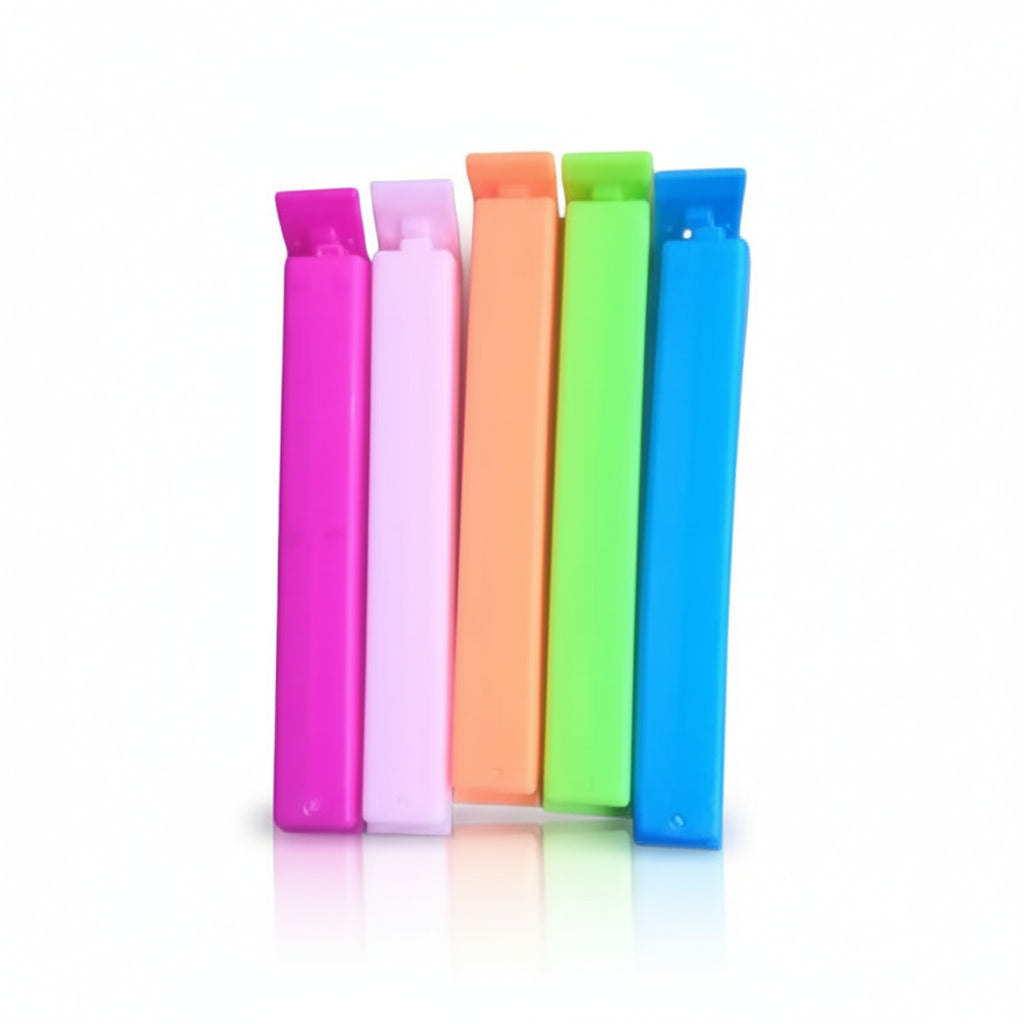 Colorful Snack Bag Sealing Clips – Moisture-Proof Fresh Clamps 5-30 Pcs - Kitchenley
