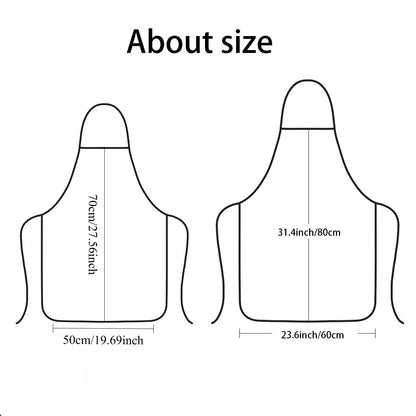 Witch Potion Bottle Print Kitchen Apron