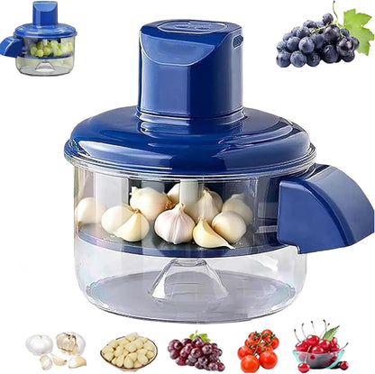 Upgrade 2-in-1 Electric Garlic & Fruit Peeler - Effortless Peeling in 20 Seconds,Easy to Clean, Remover Tool for Kitchen