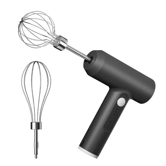 Wireless Portable Electric Hand Mixer – 3-Speed Egg Beater & Dough Cake Cream Mixer