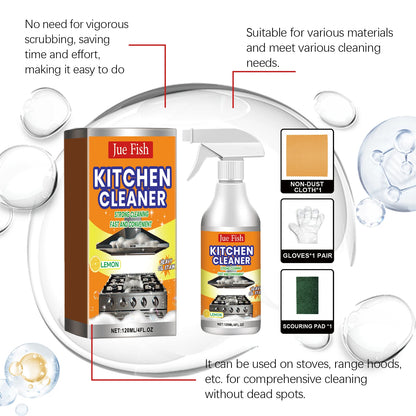 Kitchen Foam Heavy Oil Stain Cleaner Powerful Stain Remover Lemon Light Fragrance Ovens Home Cooktop Kitchenware Cleaning Bubble
