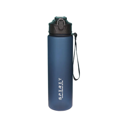 750ml Water Bottle with Straw Time Marker Large Capacity Motivational Plastic Leakproof Water Jug for Gym Travel Outdoor Sports