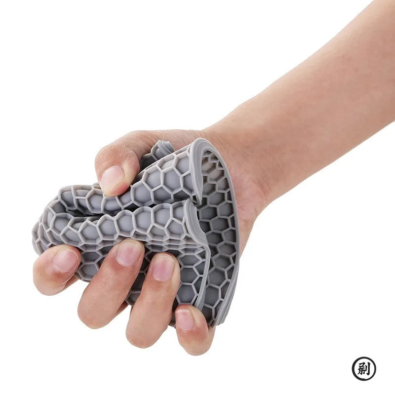 1PC Silicone Anti Scalding Mat Pot Rack Household Kitchen Countertop Protection Heat-resistant Anti Slip Circular Silicone Mat