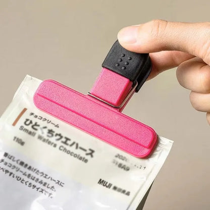 Portable Bag Clips Kitchen Storage Food Snack Seal Sealing Bag Clips Sealer Clamp Plastic Tool Kitchen Organization Accessories