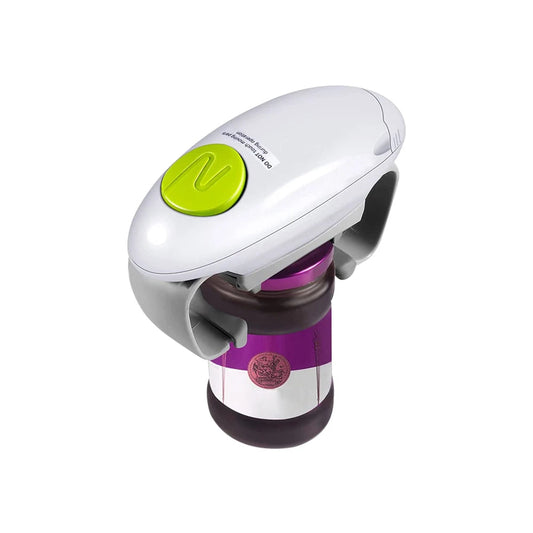 Battery-Operated Electric Can Opener – Automatic Handheld Jar, Can & Tin Opener