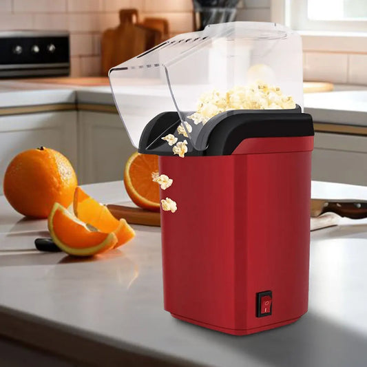 Mini Electric Air Popper Popcorn Machine – Fully Automatic High Popping Rate Home Popcorn Maker