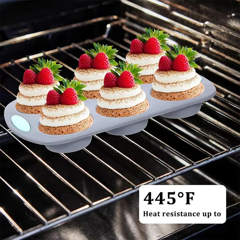 Silicone Fluted Cake Pans Non-Stick Kitchen Oven Baking Pans Easy Release Oven Cake Molds with Muffin Pan Donut Pan Loaf Pan