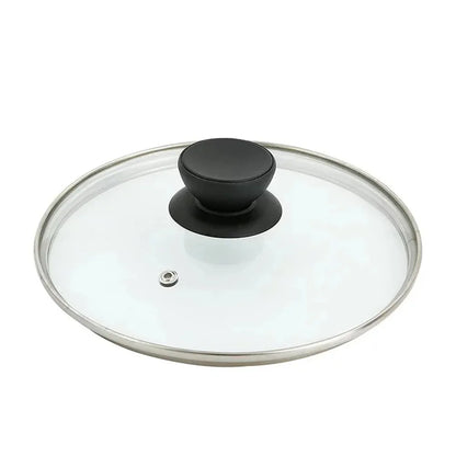 Tempered Glass Round Frying Pan Cover Visible Vertical Lid Pot Lid Cookware Parts Kitchen Accessories 20-30cm