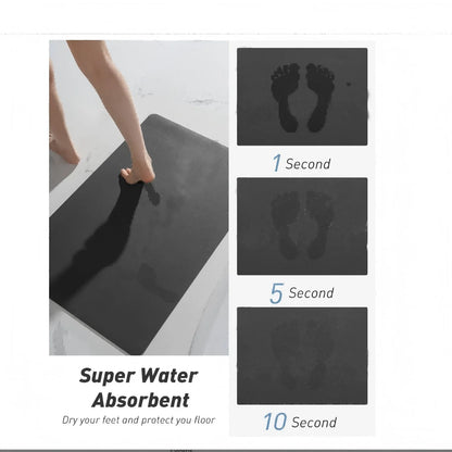 VIKAMA Diatom Mud Modern Mats: Ideal as Coffee Mats, Door Mats and Bathroom Mats. They're Easy to Clean, Enable Dry - wet Separa