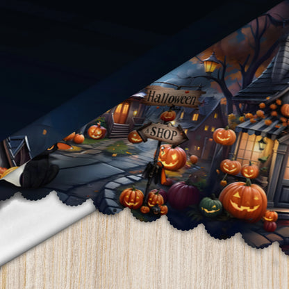 Halloween Print Polyester Tablecloth