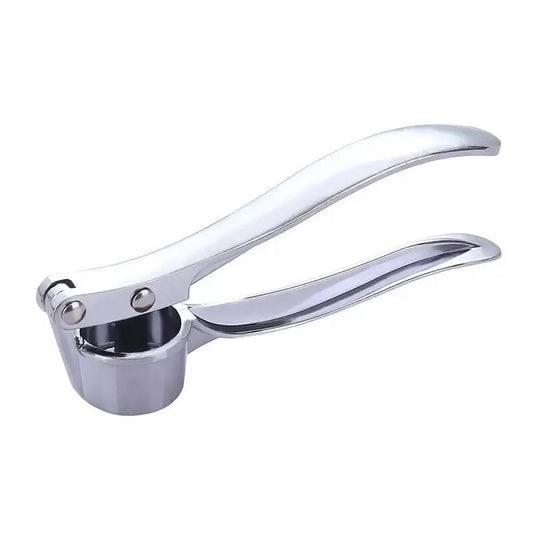 Zinc Alloy Stainless Steel Garlic Press – Anti-Slip Thickened Manual Pull-Type Garlic Punch