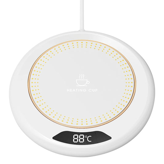 USB Coffee Mug Warmer with 3 Temperature Settings – Thermostatic Heating Coaster