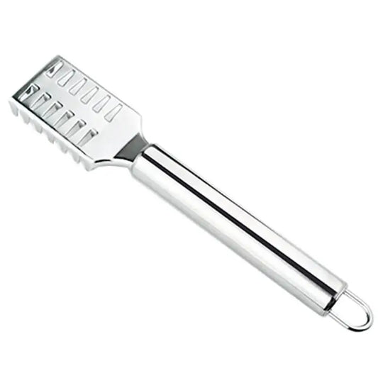 2-in-1 Stainless Steel Fish Scale Scraper & Shrimp Deveining Knife – Fish Cleaning Kitchen Tool