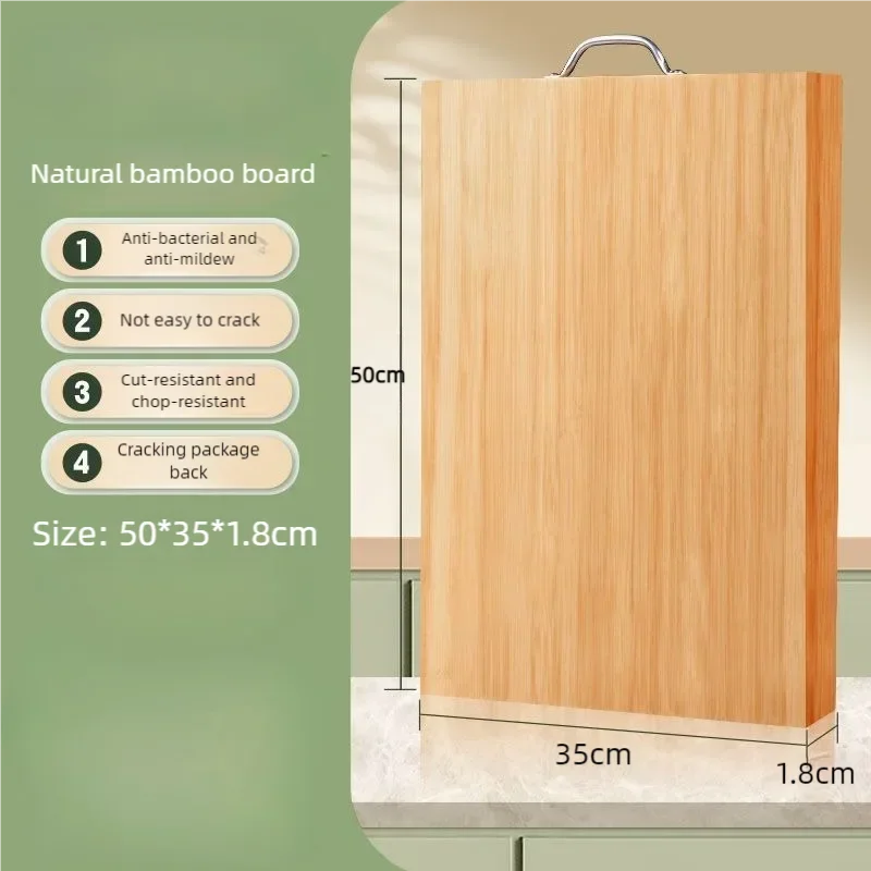 Bamboo Cutting Board – Eco-Friendly Rectangular Chopping Board - Kitchenley