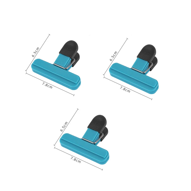 Portable Bag Clips Kitchen Storage Food Snack Seal Sealing Bag Clips Sealer Clamp Plastic Tool Kitchen Organization Accessories