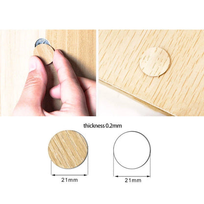 54pcs/Sheet Self Adhesive Furniture Screw Cap Cover Stickers Round Stickers for Home Wood Craft Desk Cabinet Decorative Decals