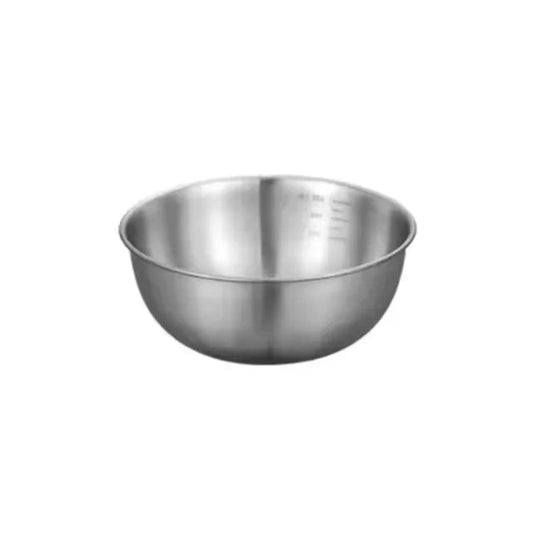 Stainless Steel Mixing Bowls – Salad, Egg & Flour Mixing Basin for Kitchen & Baking (17/19/22cm)