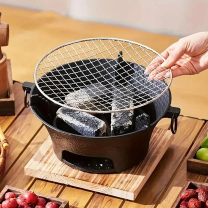 Cast iron oven, fireplace, charcoal and alcohol stove, Korean Japanese style barbecue, family garden, outdoor camping restaurant