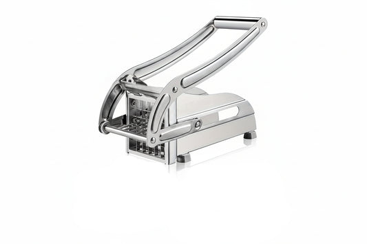Kitchenley Stainless Steel Vegetable Cutting Machine – Potato Slicer & French Fry Cutter Food Chopper