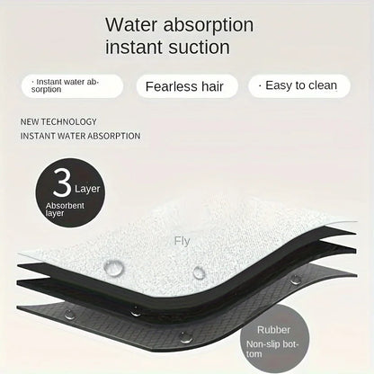 Solid color diatom mud kitchen long strip carpet home non-slip foot mat restaurant absorbent mat bathroom mat door mat