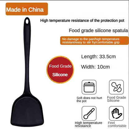 1/5psc kitchen Silicone5Non-Stick pan high temperature resistance spatula set spatula meal Spoon soup spoon set
