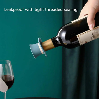 Magic Hat Wine Stopper – Airtight Silicone Seal 1/3 Pcs - Kitchenley