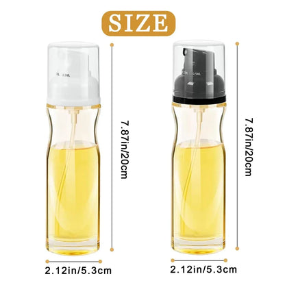 250ML Oil Spray Bottle Kitchen Cooking Olive Oil Dispenser Camping BBQ Baking Vinegar Soy Sauce Sprayer Containers Kitchen Tools