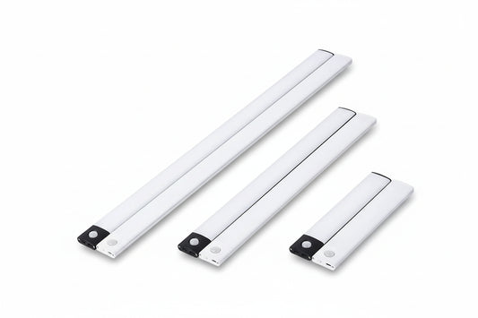 Type-C Rechargeable LED Cabinet Light with Motion Sensor – Kitchen & Wardrobe Night Light (10-50cm)