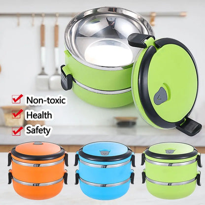 Insulated Trave Kitchen Storage Vacuum Warmer Food Container Lunch Box Hot Food Flask