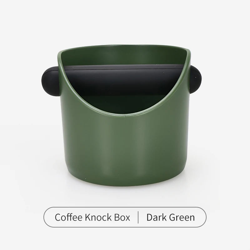 Coffee Knock Box Anti Slip With Removable Bar Grind Dump Bin Anti Slip Shock-absorbent For Barista Espresso Machine Accessories