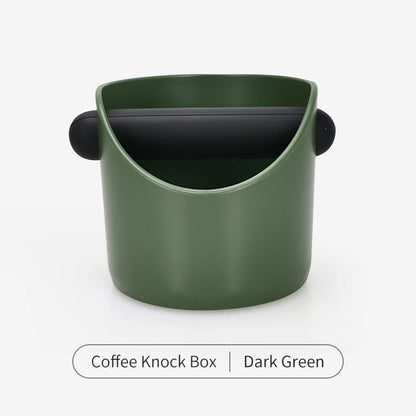 Coffee Knock Box Anti Slip With Removable Bar Grind Dump Bin Anti Slip Shock-absorbent For Barista Espresso Machine Accessories