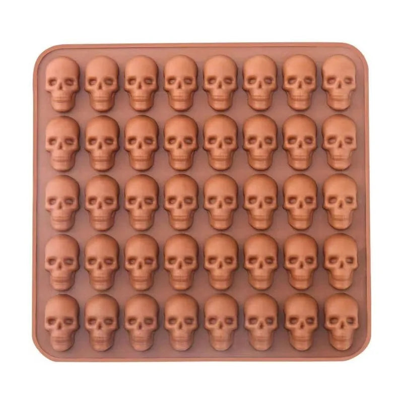 Pumpkin Skull Silicone Ice Cube Mold