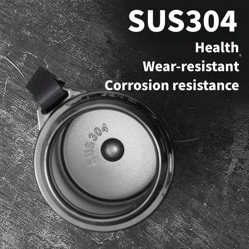 Stainless Steel Thermos Bottle with LED Temperature Display – 500ml & 1L - Kitchenley