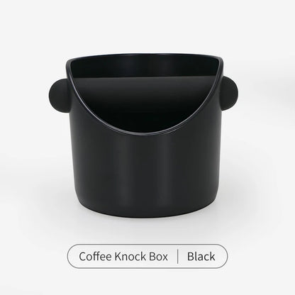 Coffee Knock Box Anti Slip With Removable Bar Grind Dump Bin Anti Slip Shock-absorbent For Barista Espresso Machine Accessories