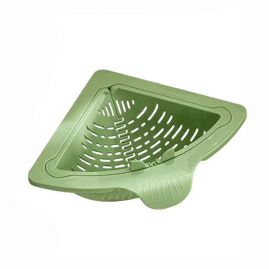 Magnetic Triangle Sink Drain Basket – Fruit & Vegetable Drainage Basket & Food Waste Filter Collector
