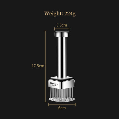 304 Stainless steel meat hammer needle steak tender needle pork chop loose meat needle hammer stainless steel hole piercer