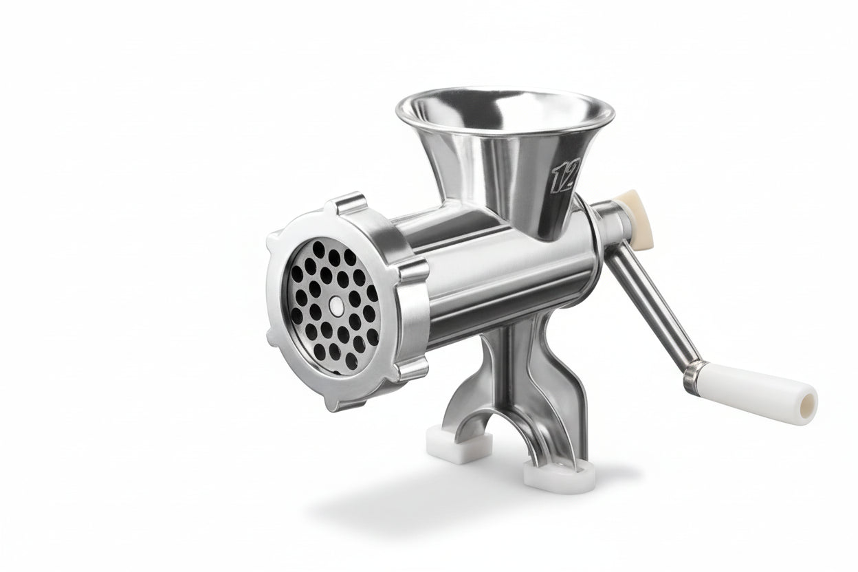 Heavy-Duty Manual Meat Mincer & Grinder – Sausage Filler, Noodle & Pasta Maker Kitchen Tool