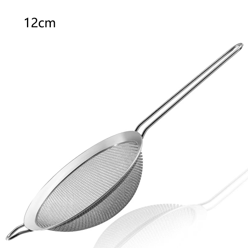 Stainless Steel Fine Mesh Sieve & Flour Sifter Set – 1/3/4 Pcs - Kitchenley