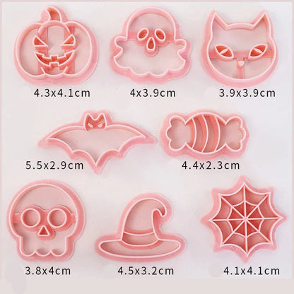 8-Piece Halloween Cookie Cutter Set