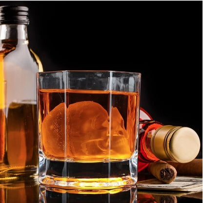 Skull Head Ice Ball Mold - BPA Free Silicone