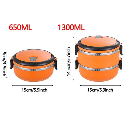 Insulated Trave Kitchen Storage Vacuum Warmer Food Container Lunch Box Hot Food Flask