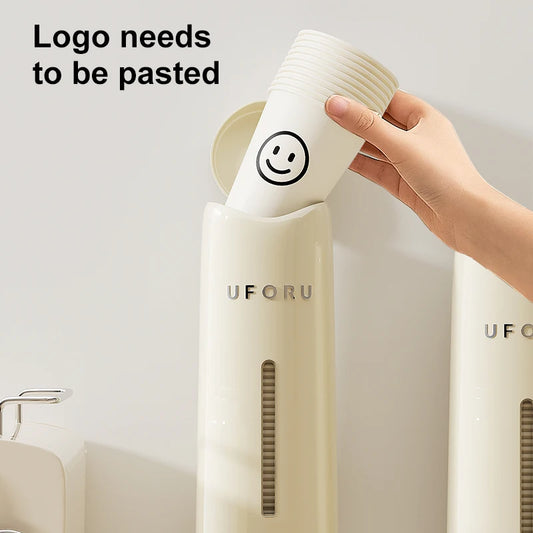 Home Perforation-Free Water Dispenser Cup Extractor,Living Room Kitchen Wall-mounted Bracket