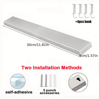 40CM 50CM Stainless Steel Knife Stand Magnetic Knife Holder Wall Block Storage Rack for Knives Kitchen Accessories Organizer