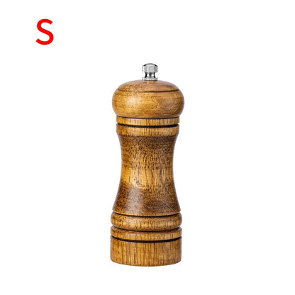 1PC Manual 5 inch 8 inch 10 inch grinder; pepper grinder; oak wood; Sichuan pepper; freshly ground pepper powder; seasoning jar.