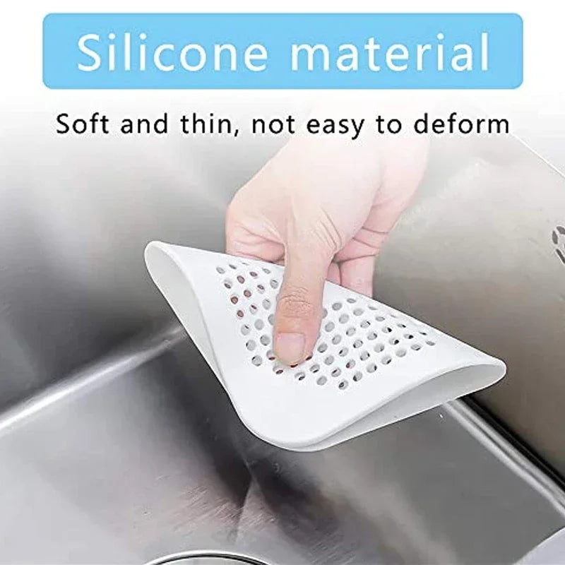 5/1PCS Hair Catcher Filter Sink Anti-blocking Strainer Bathtub Shower Floor Silicone Stopper Cover Kitchen Bathroom Accessor
