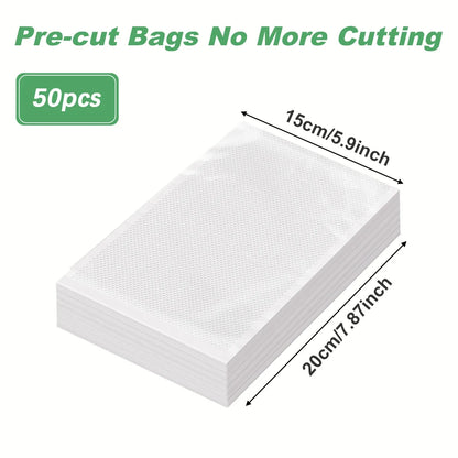50pcs/lot Kitchen Vacuum Bags for Food Vacuum Sealer Packing Machine Food Storage Bag BPA-Free Kitchen Accessories